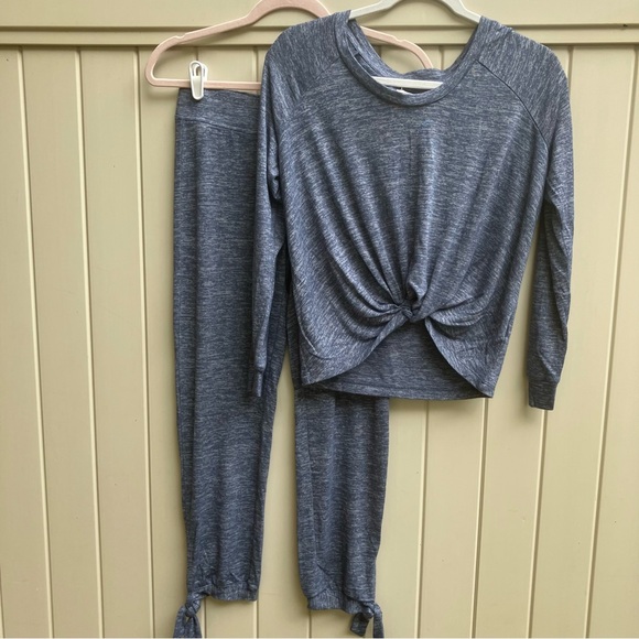 UGG Other - UGG pajama set women's XS Fallon blue heather lounge EUC collegiate dorm cozy